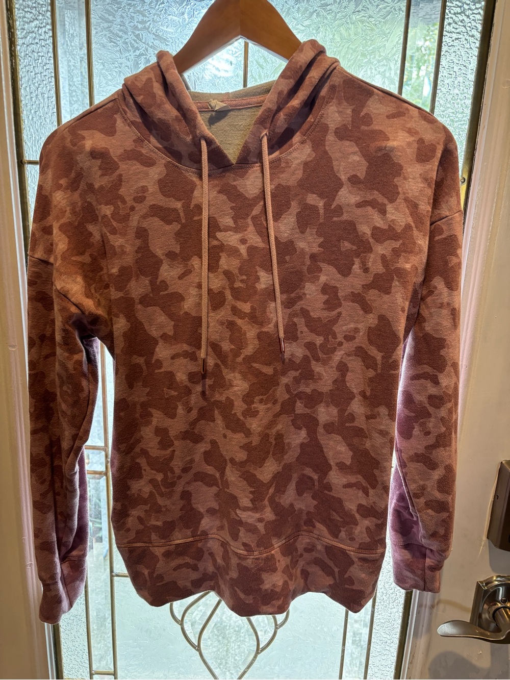 Ideology Mauve Camo Pullover Hoodie